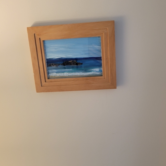 Oil painting (size 5x7) in a wood frame - Picture 5 of 10